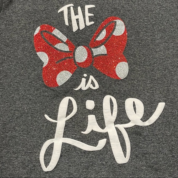 WOMEN’S AUTHENTIC DISNEY “THE BOW IS LIFE” GRAPHIC TEE - Picture 3 of 4